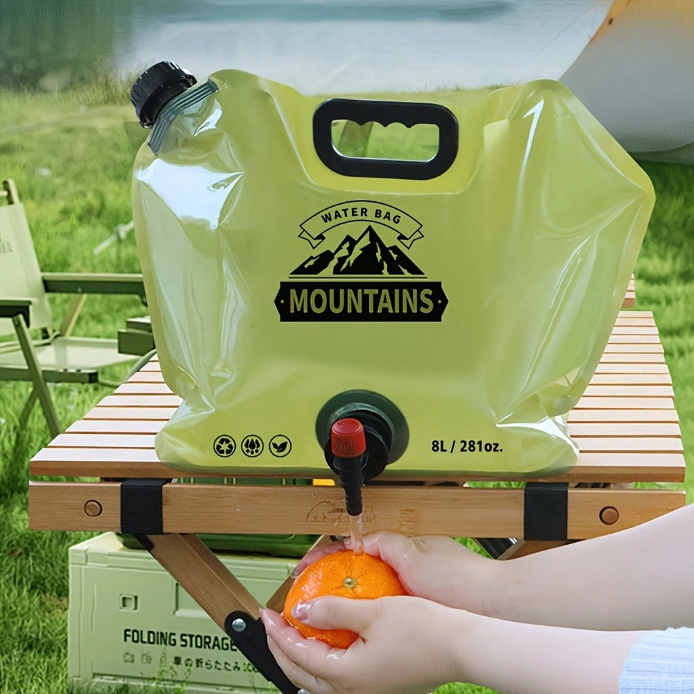 Water Bag Collapsible - 2,11-галлонный портативный кувшин для воды с