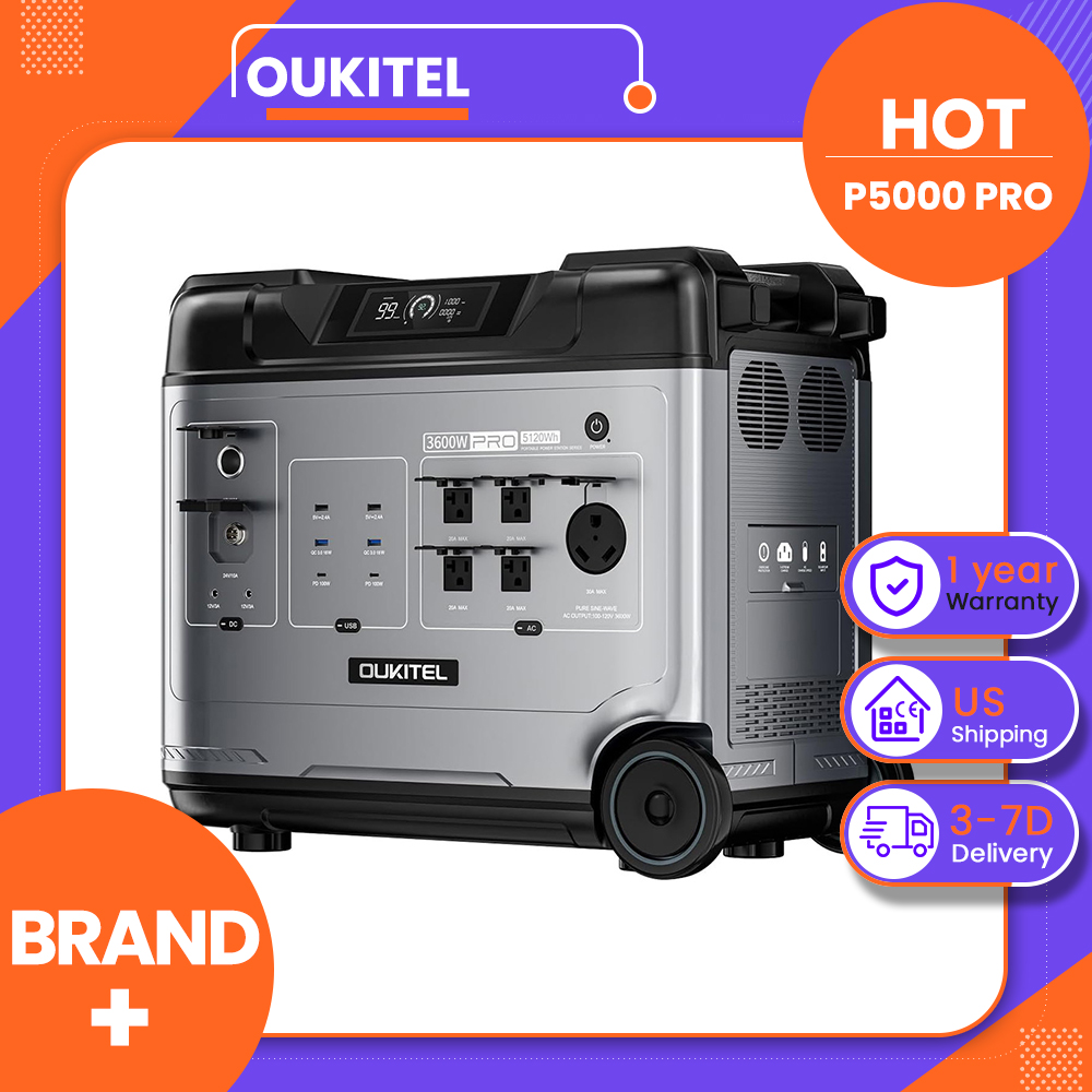 Solar Emergency Charger - Портативная электростанция OUKITEL P5000 Pro, аккумулятор