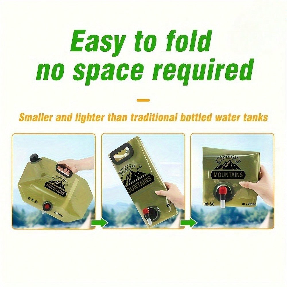 2,11-галлонный портативный кув – обзор и цена Water Bag Collapsible