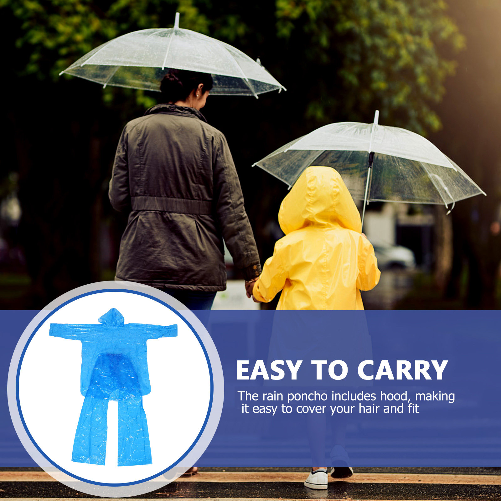 Комплект дождевиков для экстре – обзор и цена Emergency Poncho Rain