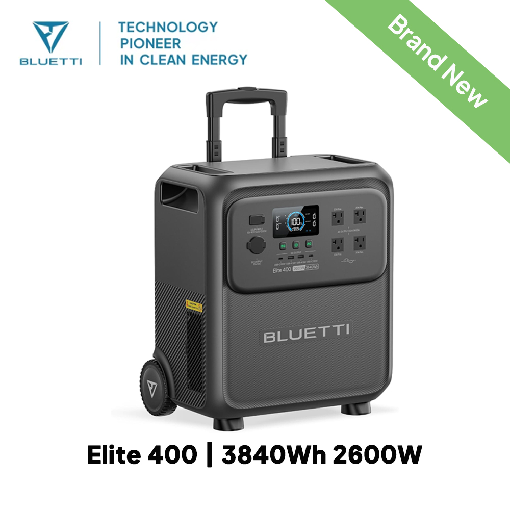 BLUETTI Elite 400 2600W 3840Wh – обзор и цена Solar Emergency Charger